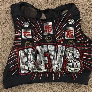 TopGun Revelation Raleigh Rhinestone Price Wear Rhinestone Embellished Top